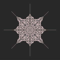 Wall Mural - elegant ornament design