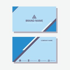 Poster - Business card template corporate brand identity design Free Vector