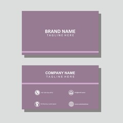 Wall Mural - Business card template corporate brand identity design Free Vector