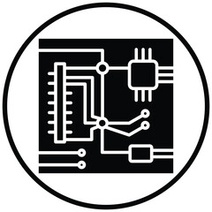 Sticker - Pcb Board Icon Style