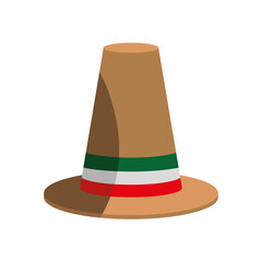 Poster - tophat with mexican flag