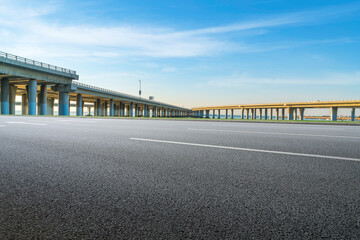 Wall Mural - China outdoor viaduct concrete road.