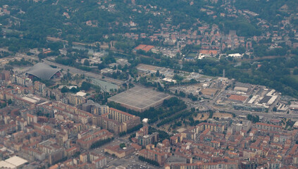 Wall Mural - Aerial view of Turin