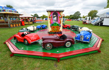 Children's Roundabout  With Classic Austin Pedal Cars