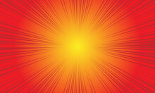 Abstract Background With Rays For Comic Or Other