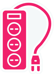 Poster - Power Strip Icon Style