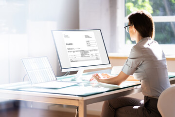 Aufkleber - Digital Electronic Bill And Accountant E Invoice
