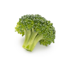 Wall Mural - Broccoli isolated on a white background.