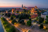 Fototapeta Kamienie - Wawel Royal Castle - Krakow, Poland.	