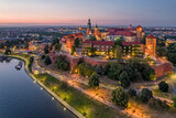 Fototapeta Miasto - Wawel Royal Castle - Krakow, Poland.	