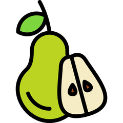 Canvas Print - Pear Icon