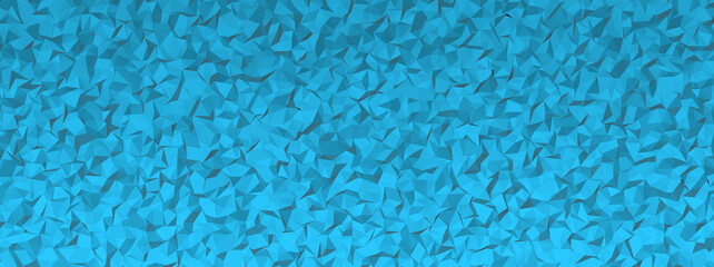 Poster - Abstract low poly blue color gradient background stock photo.