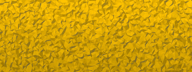Poster - Abstract low poly yellow color gradient background stock photo.