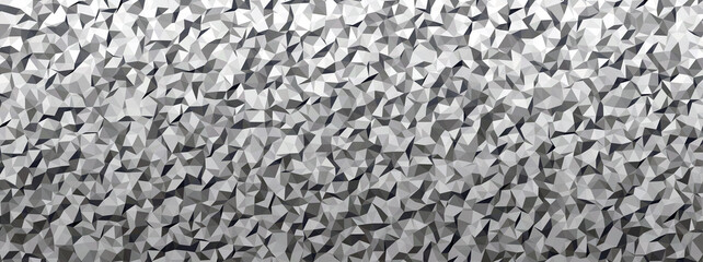 Poster - Abstract low poly gray color gradient background stock photo.