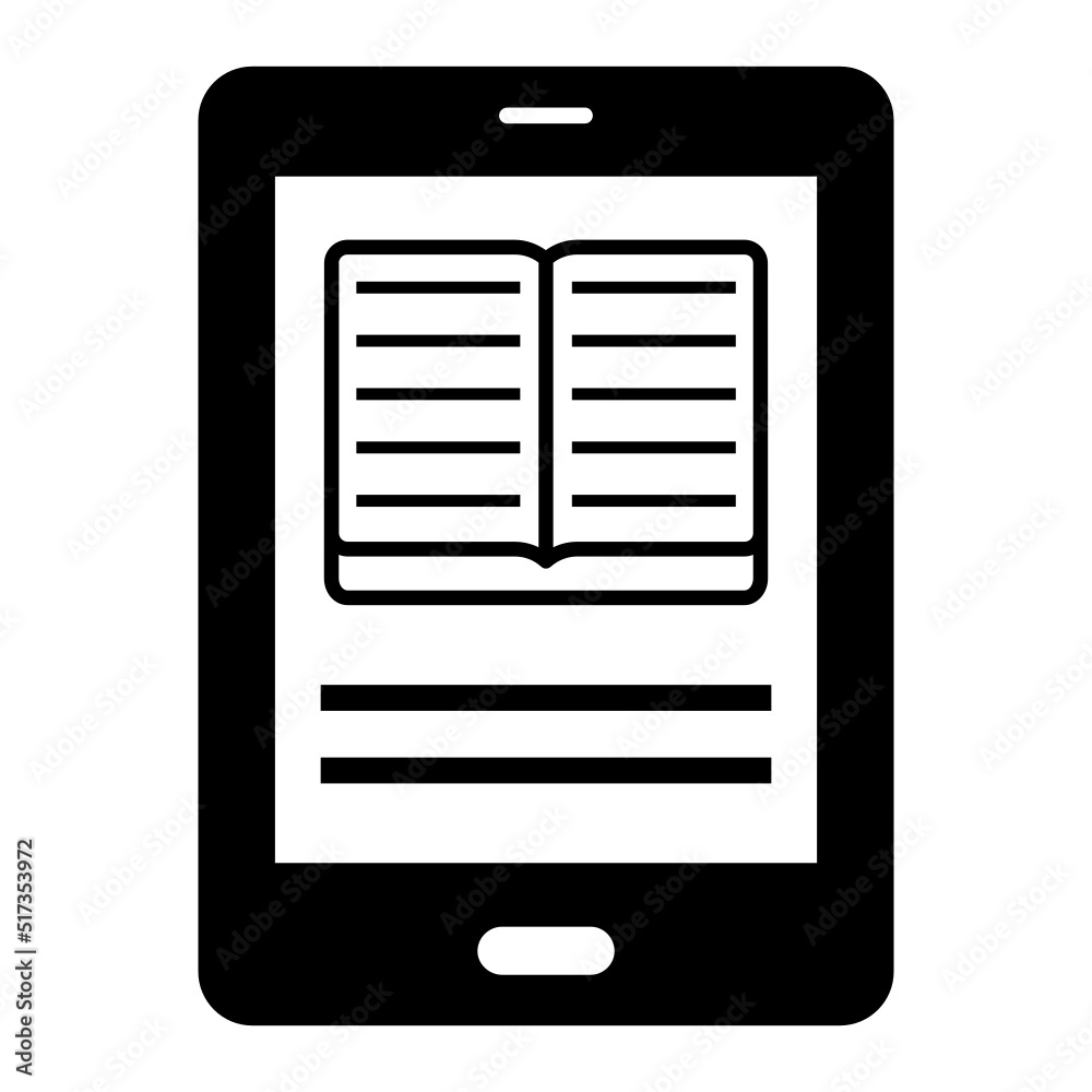 Togs Icon Simple Learning Machine Intelligent Reading Tablet vector icon design ...