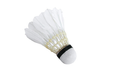 Wall Mural - shuttlecock or badminton on white background