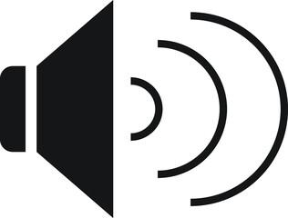 Poster - speaker volume vector icon. for graphic design, logo, web site, social media, mobile app, Eps 10