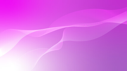 Poster - Abstract futuristic wavy stripes. Abstract curved lines on a pink background. Vector.