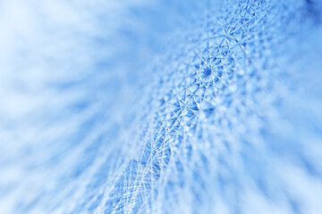 Poster - 3d illustration of a   blue abstract   background with geometric  lines, soft focus .  Modern graphic texture. Geometric pattern.