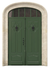 Wall Mural - Entrance classic doors for the house