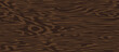 Dark brown wooden surface striped of fiber. Natural red wenge pattern, wood texture, seamless background. Vector 