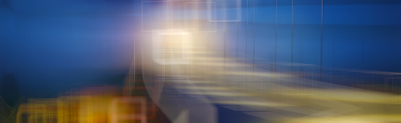 Wall Mural - blurred abstract / blue violet gradient background square bokeh, beautiful technological modern back