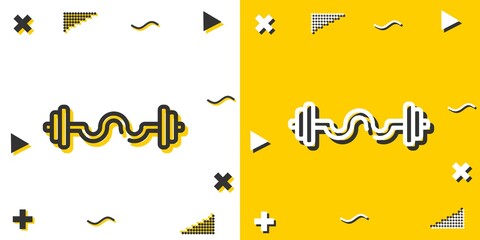 Poster - bars line icon. Simple outline style.bars linear sign. Vector illustration isolated on white background. Editable stroke EPS 10