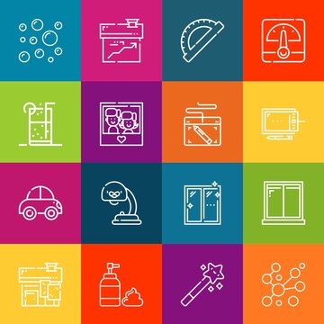 Modern thin line icons set of rent elements. Premium quality outline symbol collection. Simple mono linear pictogram pack. Stroke vector logo concept for web graphics