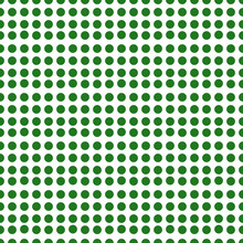 Seamless Pattern With Green Polka Dots On White Background