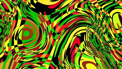 Aufkleber - Psychedelic moving background. Looping footage