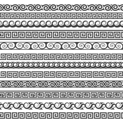 Wall Mural - mediterranean borders set