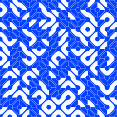 Aufkleber - geometric abstract pattern graphics made with vector geometric shapes and forms
