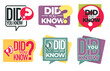 © Sonulkaster - Question or interesting fact did you know isolated icon vector information