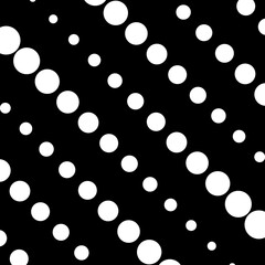 Wall Mural - Abstract pattern with monochrome balls.Polka dots ornament.Illustration of dots pattern for background abstract.Good for invitation,poster,card,flyer,banner,textile,fabric,gift wrapping paper.