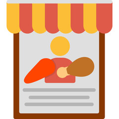 Sticker - Butcher Shop Icon