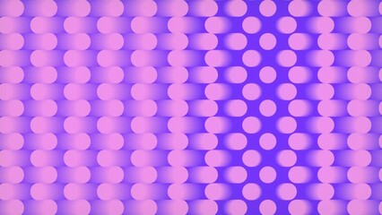 Aufkleber - Texture of wave-moving cylinders. 3d rendering seamless loop animation HD