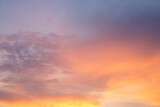 Fototapeta Natura - Beautiful dramtic cloudy sky sunset background