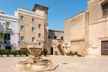 Poster - Scenic sight in Monopoli, Bari Province, Puglia (Apulia), southern Italy.