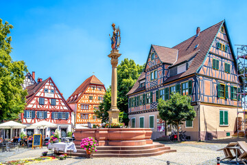 Kirche, Ladenburg, Baden Württemberg, Deutschland 