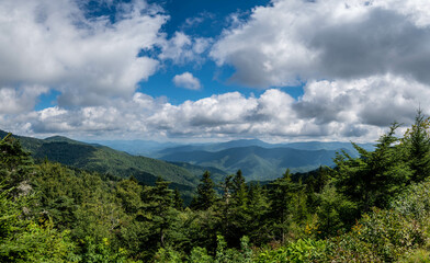 Wall Mural - Autumn in the Appalachian Mountains Viewed Along the Blue Ridge Parkway