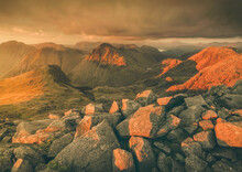Great Gable From Scafell Pike