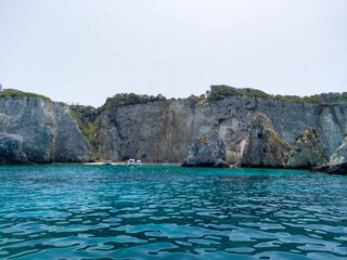 Italy, July 2022: wonderful sea and nature in the Tremiti Islands in Puglia