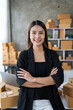 © PaeGAG - Starting small businesses SME owners female entrepreneurs check online orders to prepare to pack the boxes, sell to customers, sme business ideas online.