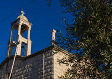 Bell Tower Of A Church, Mount Lebanon, Douma, Lebanon