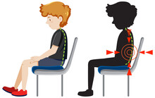 A Man Sitting With Incidence Of Back Pain