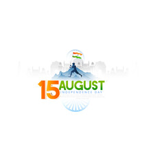 Happy Independence Day In India Celebration On August 15, Indian Monuments, Flying Pigeon, Ashoka Chakra