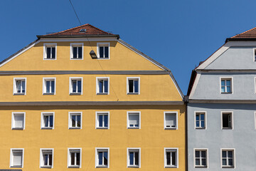 Wall Mural - house facades and details in the streets of Regensburg, Bavaria