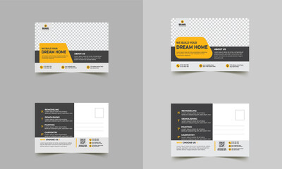 Creative corporate business Modern postcard EDDM design template