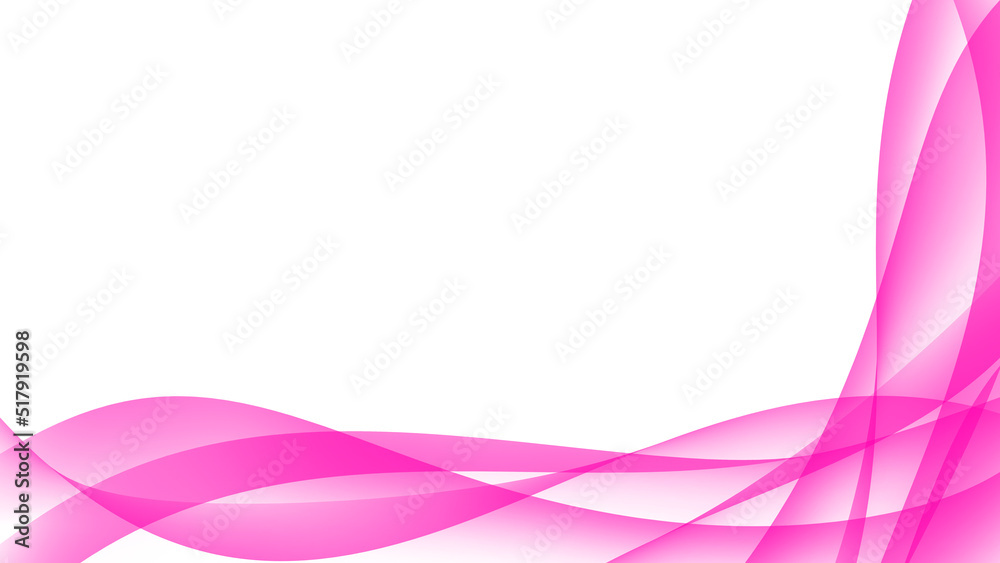 pink wave abstract white background Stock Illustration | Adobe Stock