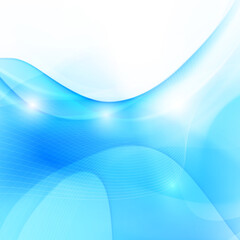 Poster - Abstract background blue Curve and blend 001